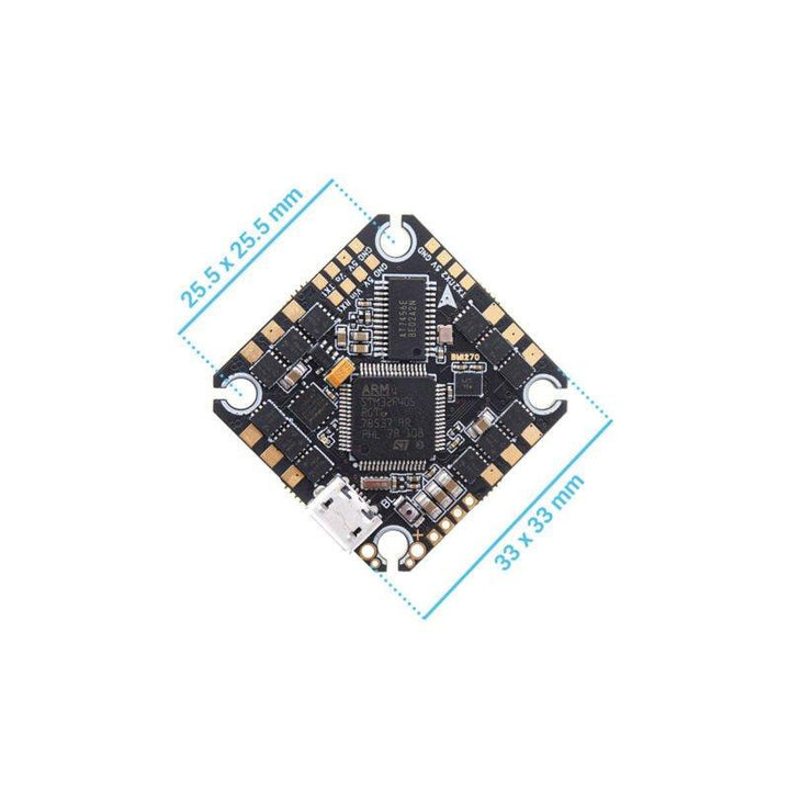 TUNERC Poly F405 2S-4S AIO Flight Controller - 25.5x25.5 at WREKD Co.