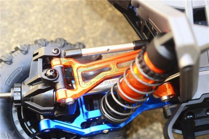 Gpm TXMS054F/R-B Aluminum Front/Rear Upper Arms Blue (14 Pieces Set)
