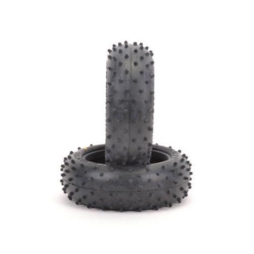 Schumacher U6557 Front Mini Spike 2 Yellow Tires (2) 1/10 Buggy