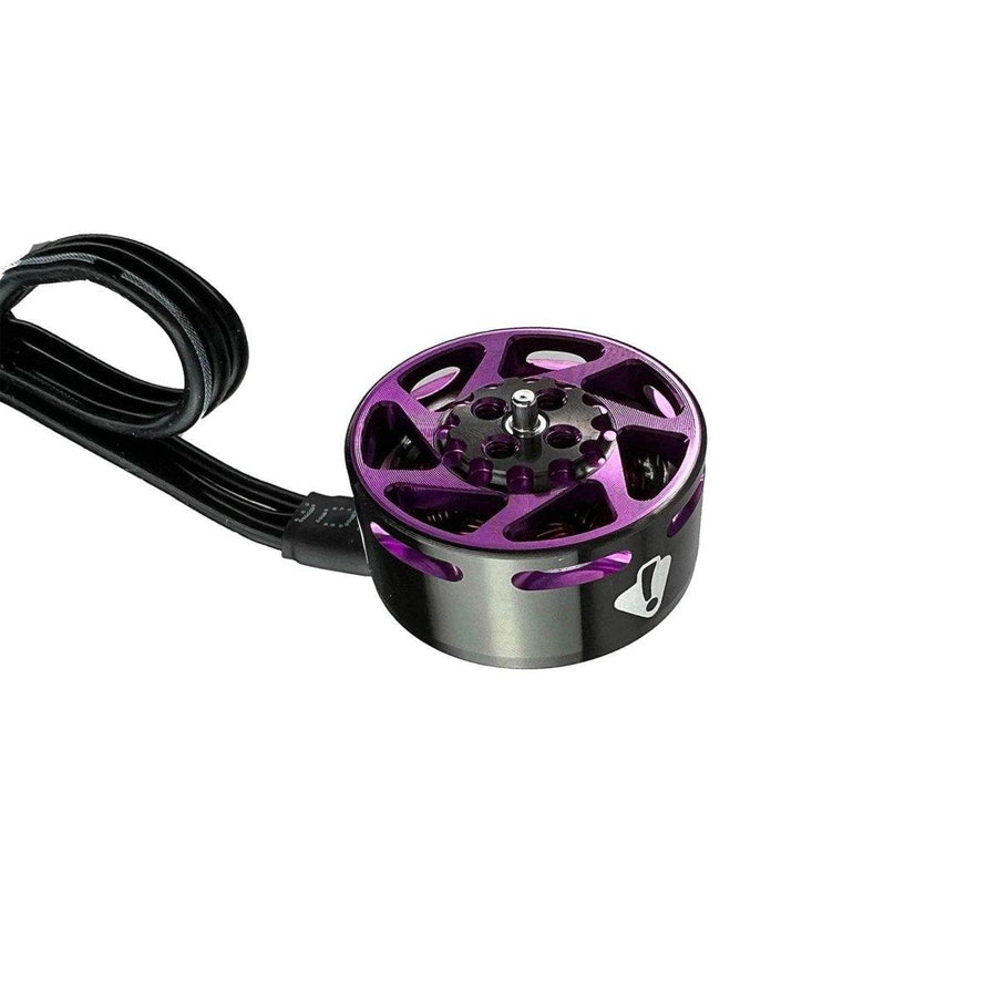 Ummagawd Aerolite 1605 3800Kv Micro Motor - Gunmetal & Purple at WREKD Co.