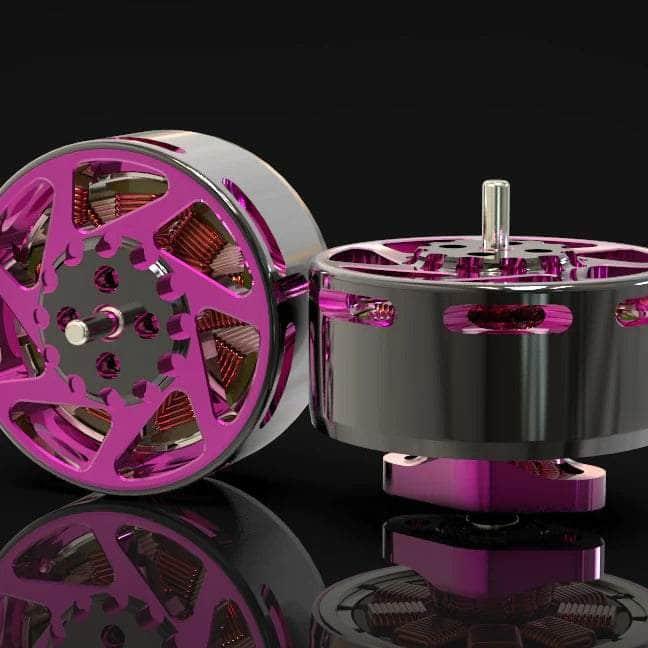 Ummagawd Aerolite 1605 3800Kv Micro Motor - Gunmetal & Purple at WREKD Co.