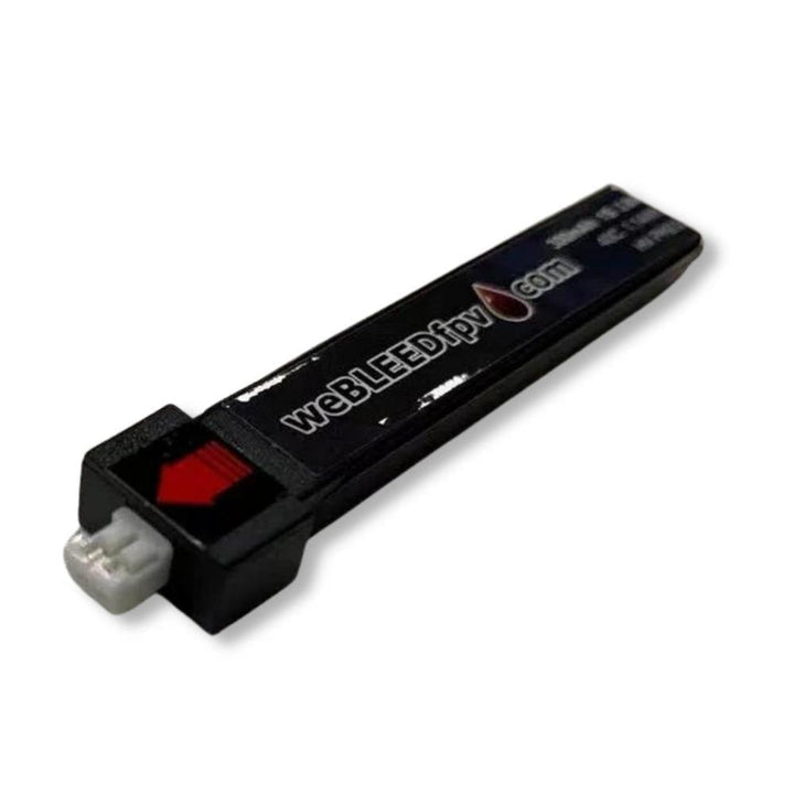 weBLEEDfpv 300mAh 1S LiPo Batteries (4 Pack) - Choose BT2.0/PH2.0 at WREKD Co.