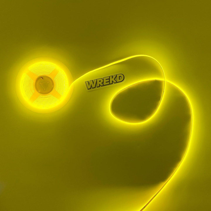 WREKD 5V COB-Style LED 2.7mm Wide Flexible Strip w/ 480LEDs/M - 39" Strip - Choose Color at WREKD Co.