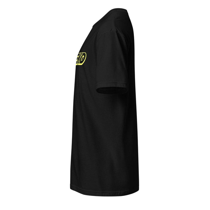 WREKD Yellow on Black Short-Sleeve Unisex Logo Tee at WREKD Co.