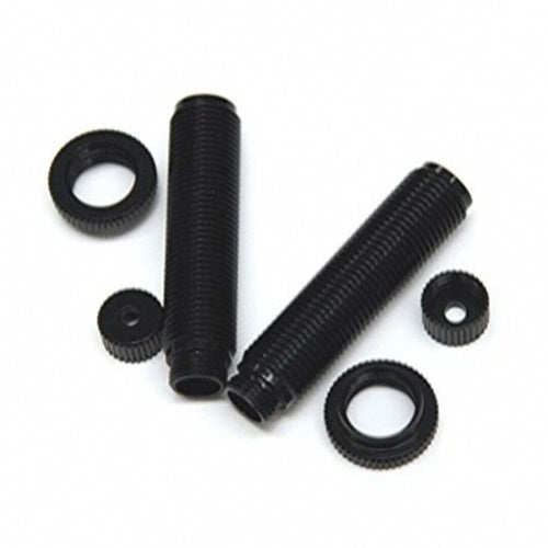 STRC STV232027BK Alum Threaded Shock Bodies Lower Caps & Collar (1 pair) Black