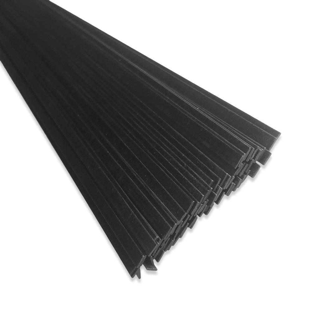 1 Meter Carbon Fiber Strip (1pc) - Choose Size at WREKD Co.