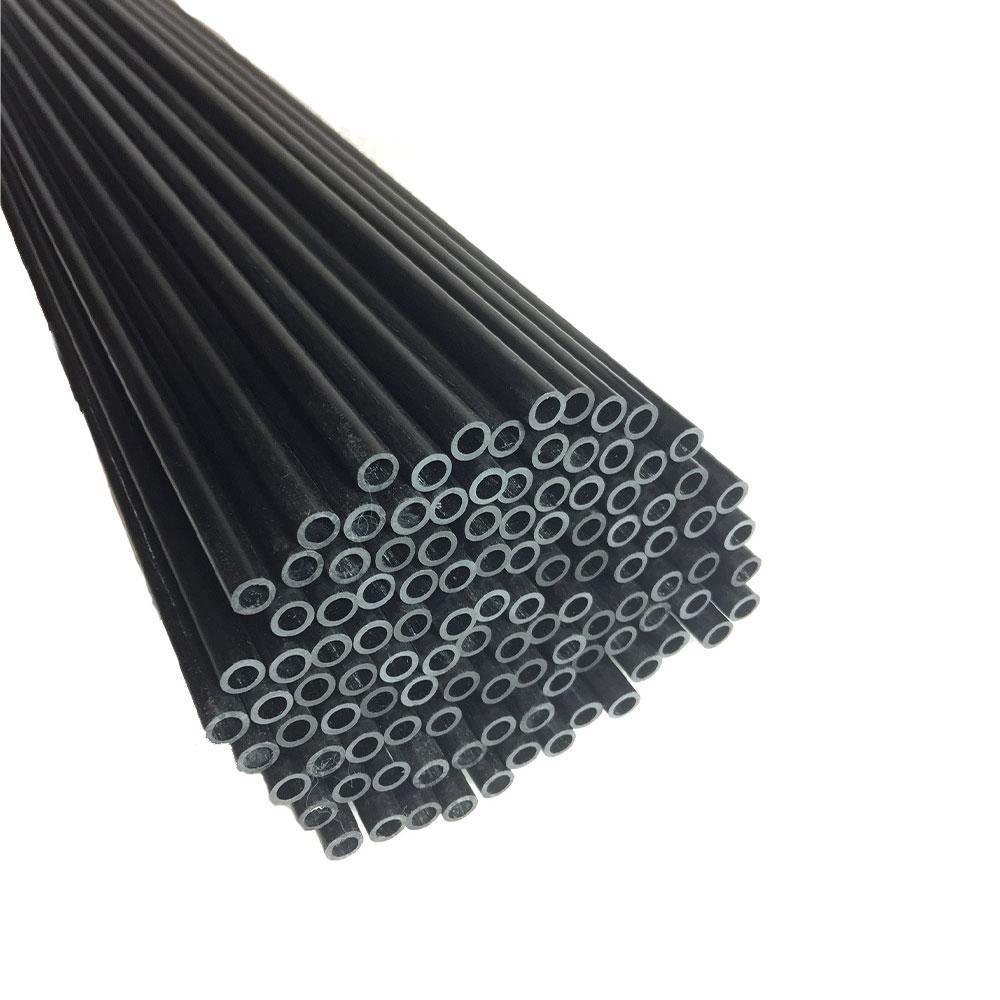 1 Meter Carbon Fiber Tube (1pc) - Choose Size at WREKD Co.