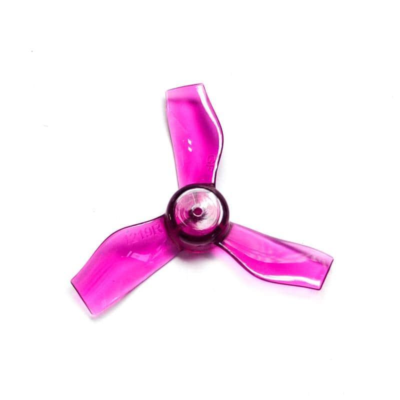 Hélices para dron FPV Gemfan de 31 mm 1219-3/1,2" Tri-Blade Micro/Whoop para eje de 1 mm (paquete de 8) - Elige el color