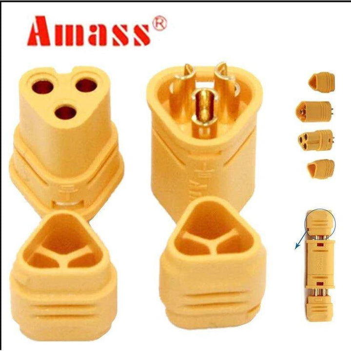 AMASS MT30 Connector Male/Female Set at WREKD Co.