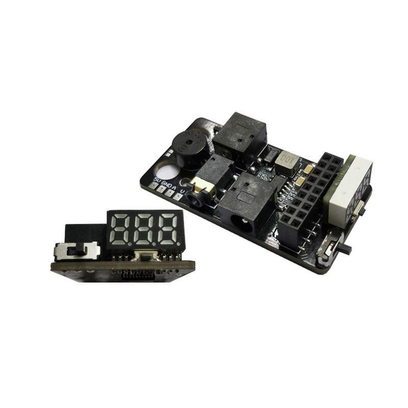 Analog FPV FatShark Module Adapter V3 w/ Voltage Display for DJI Digital FPV Goggles at WREKD Co.