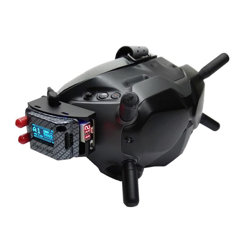 Analog FPV FatShark Module Adapter V3 w/ Voltage Display for DJI Digital FPV Goggles at WREKD Co.