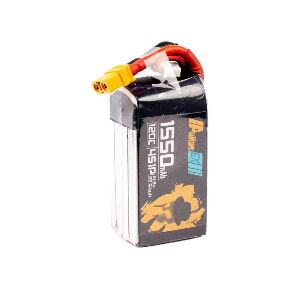 Auline EX 14.8V 4S 1550mAh 120C LiPo Battery - XT60 at WREKD Co.