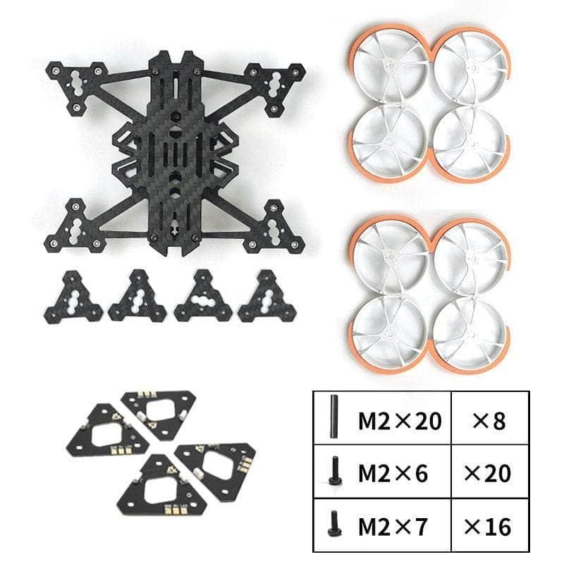 AxisFlying AirForce PRO X8 Cinewhoop 2.5" Micro Frame Kit at WREKD Co.