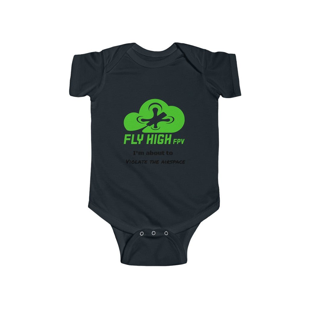 Baby is Gonna Violate The Airspace - Onesie at WREKD Co.