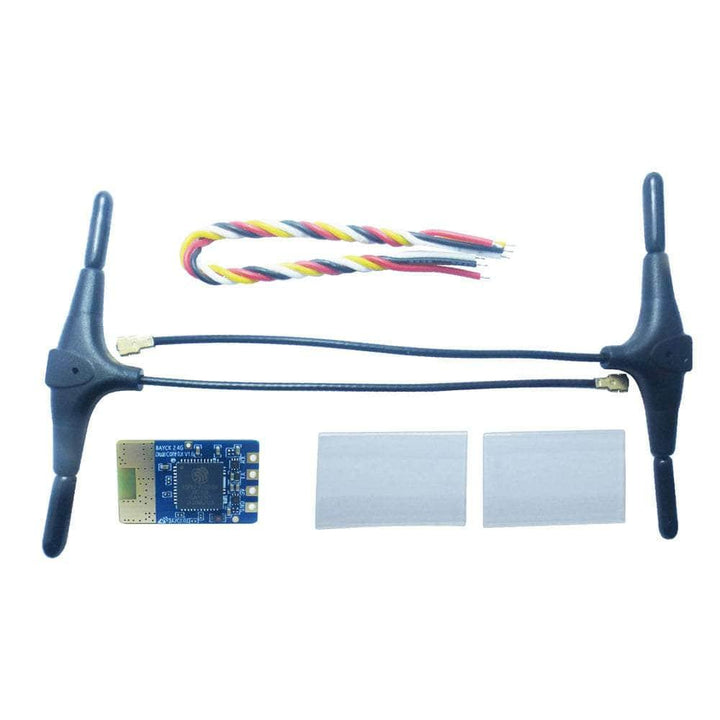 BayckRC ELRS 2.4GHz Dual Diversity TCXO Receiver w/ Plug - T Antenna at WREKD Co.