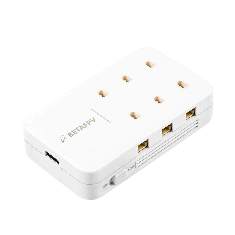 BetaFPV 6 Port 1S LiPo/LiHV Charger for BT2.0 & PH2.0 - Choose With or Without AC Adapter at WREKD Co.