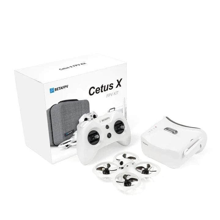 BetaFPV RTF Cetus X FPV Analog Kit - Cetus Whoop, Goggles, Transmitter, Batteries, Charger & Case at WREKD Co.