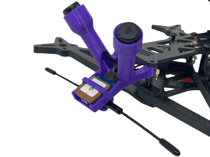 BN-880 GPS Module & DJI Dual Stock Antenna Standoff Mount (Immortal-T Option) at WREKD Co.