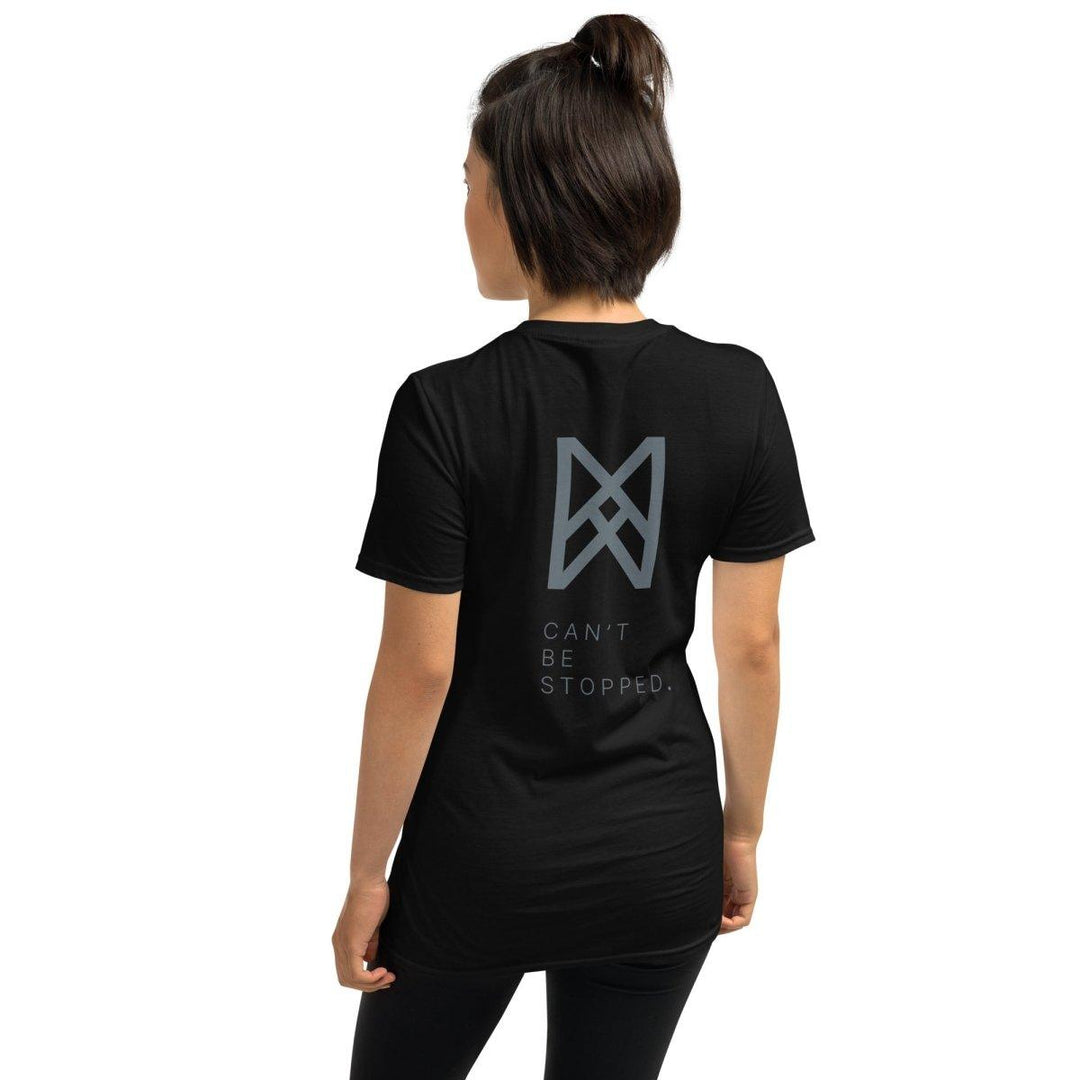 "Can't Be Stopped" RESTRIKTD Brand Short-Sleeve Unisex T-Shirt at WREKD Co.