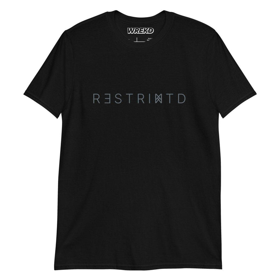 "Can't Be Stopped" RESTRIKTD Brand Short-Sleeve Unisex T-Shirt at WREKD Co.