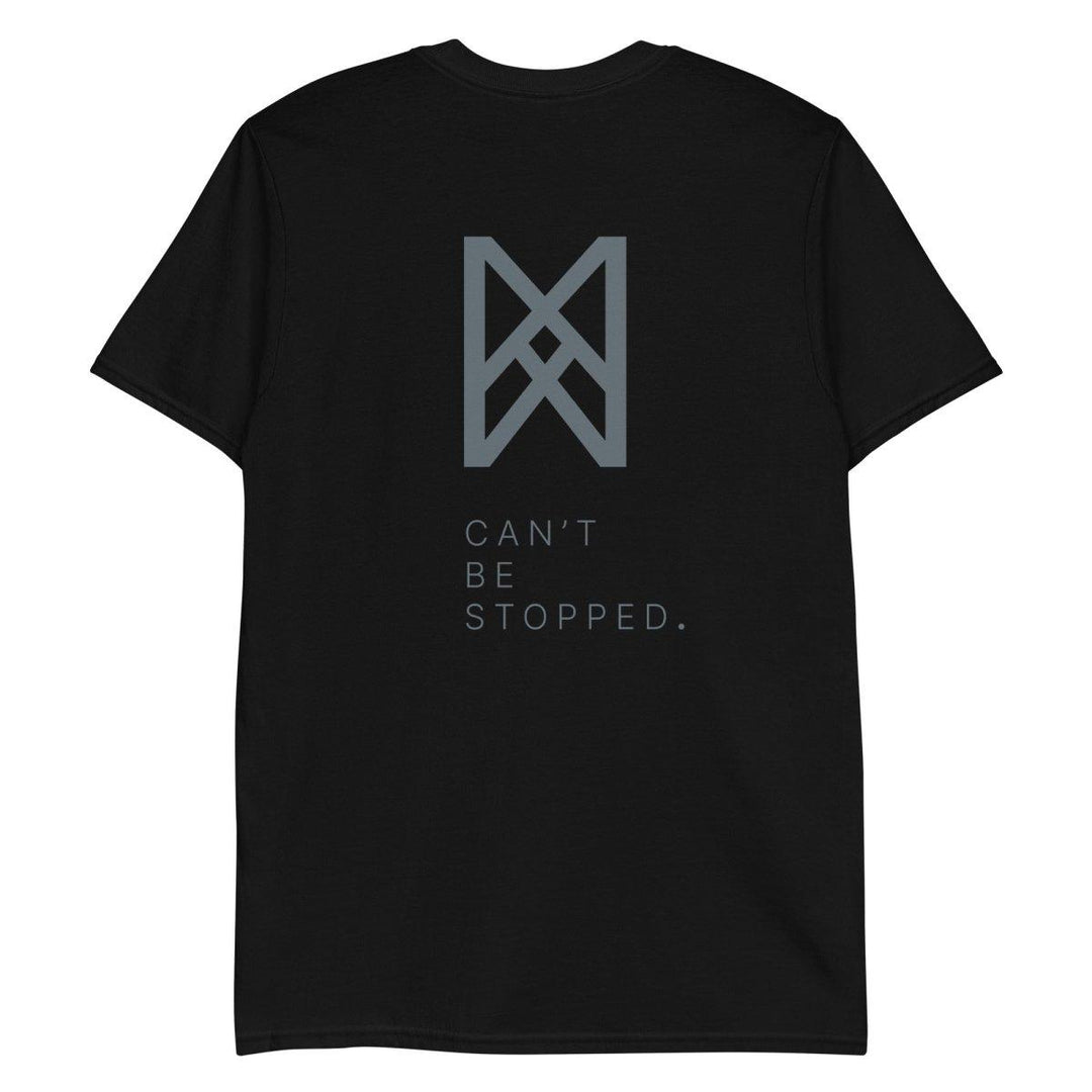 "Can't Be Stopped" RESTRIKTD Brand Short-Sleeve Unisex T-Shirt at WREKD Co.