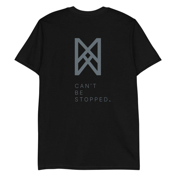 "Can't Be Stopped" RESTRIKTD Brand Short-Sleeve Unisex T-Shirt at WREKD Co.