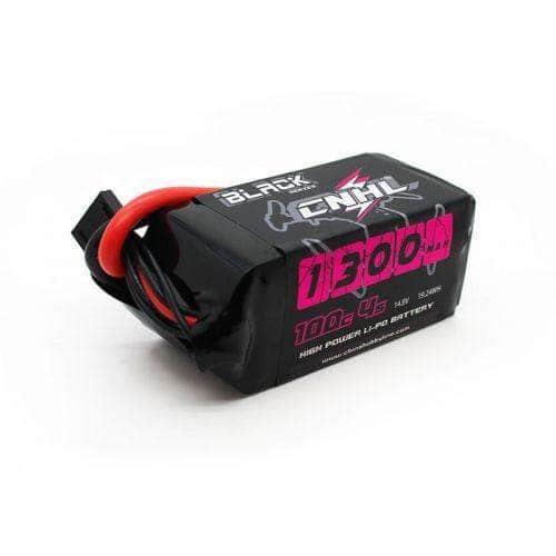 CNHL Black Series 14.8V 4S 1300mAh 100C LiPo Battery - XT60 at WREKD Co.