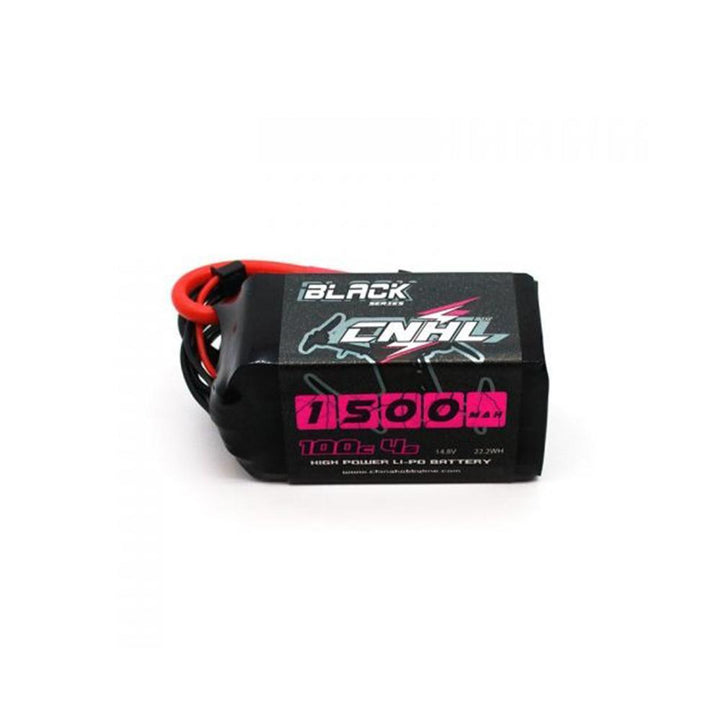 CNHL Black Series 14.8V 4S 1500mAh 100C LiPo Battery - XT60 at WREKD Co.