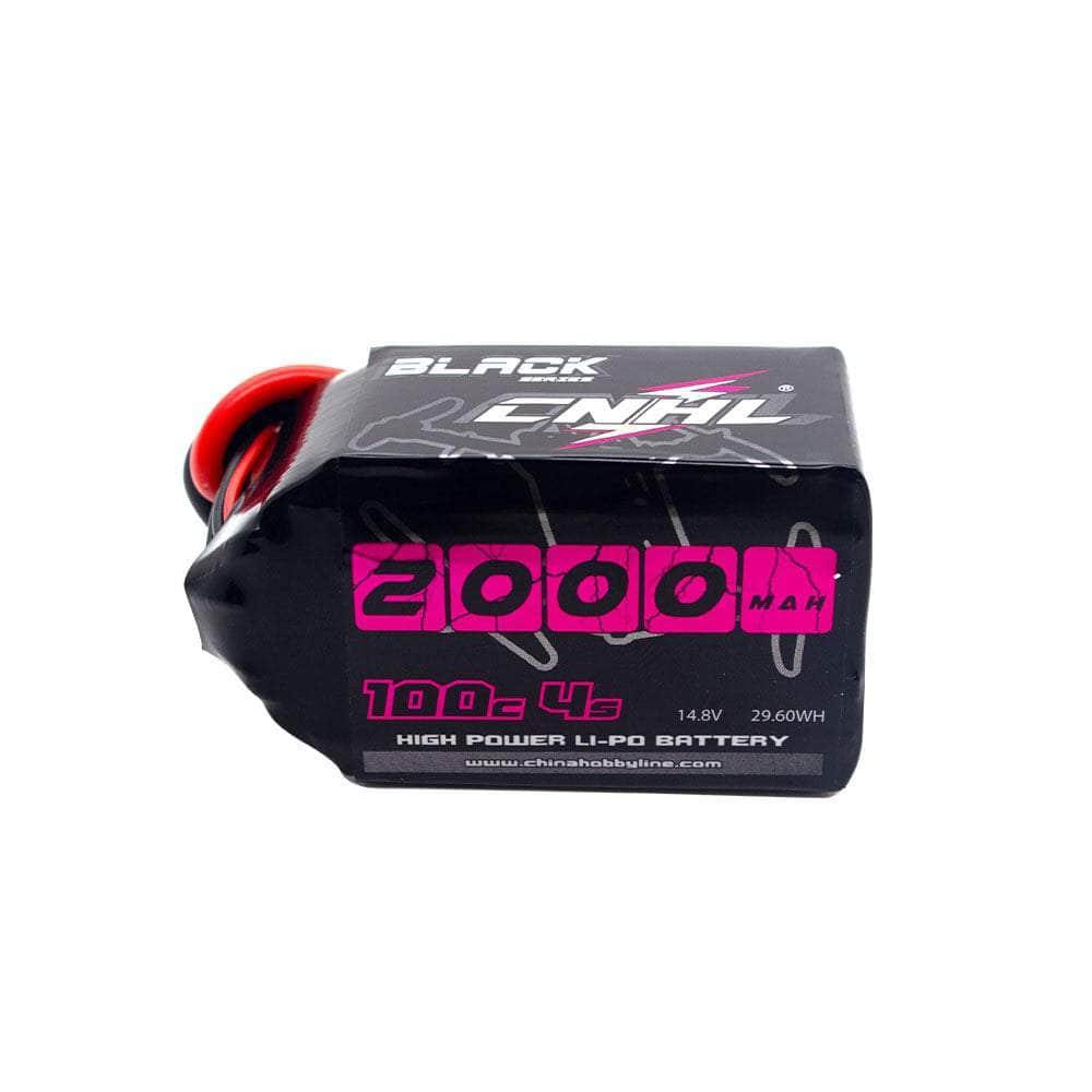 CNHL Black Series 14.8V 4S 2000mAh 100C LiPo Battery - XT60 at WREKD Co.