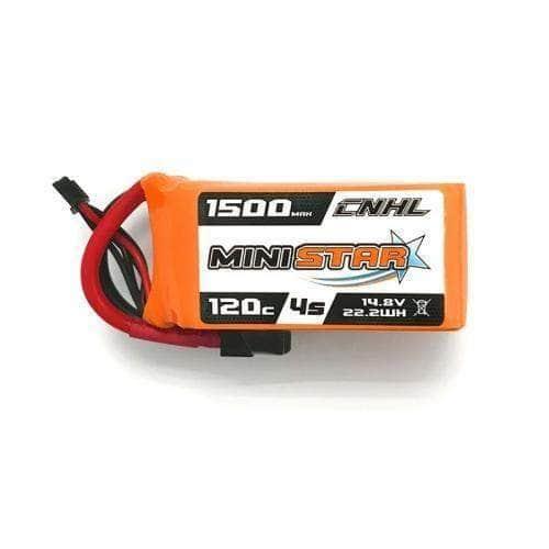 CNHL MiniStar 14.8V 4S 1500mAh 120C LiPo Battery - XT60 at WREKD Co.