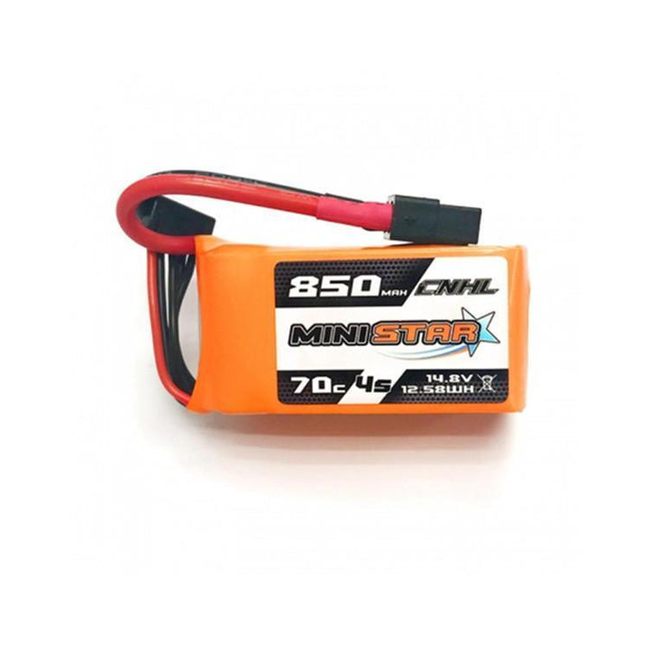 CNHL MiniStar 14.8V 4S 850mAh 70C LiPo Micro Battery - XT30 at WREKD Co.