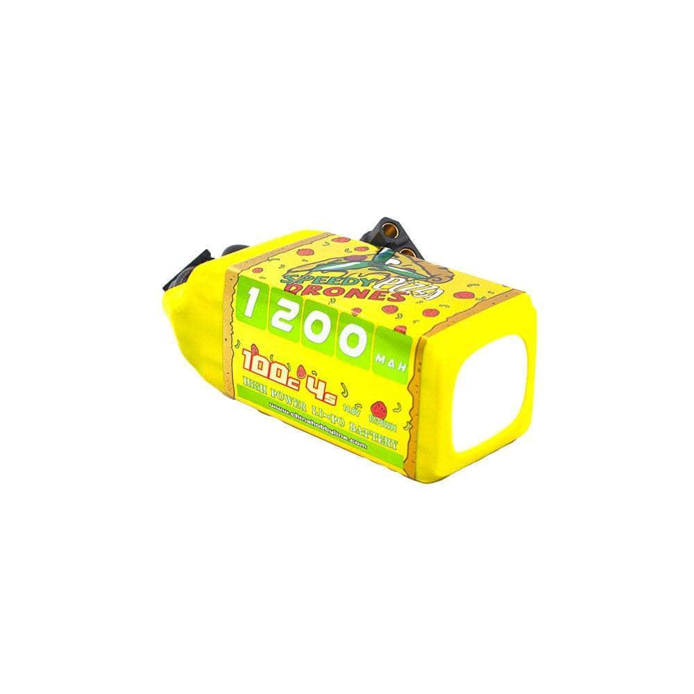 CNHL SpeedyPizza 14.8V 4S 1200mAh 100C LiPo Battery - XT60 at WREKD Co.