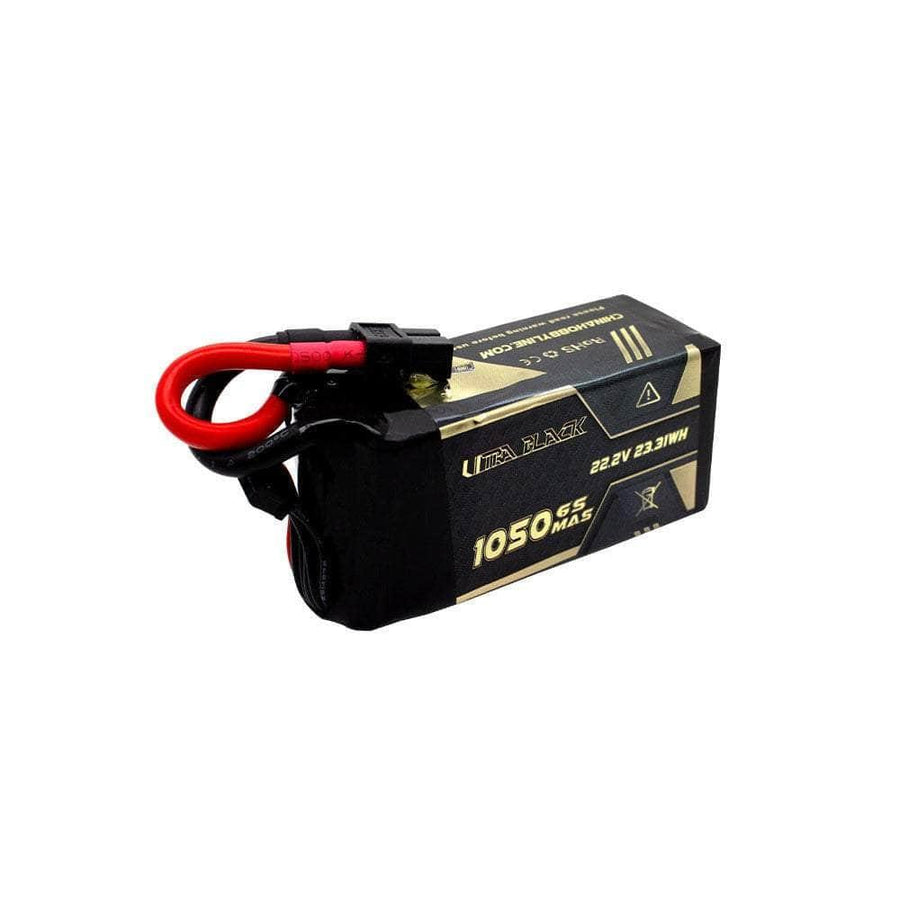 CNHL Ultra Black Series 22.2V 6S 1050mAh 150C LiPo Battery - XT60 at WREKD Co.