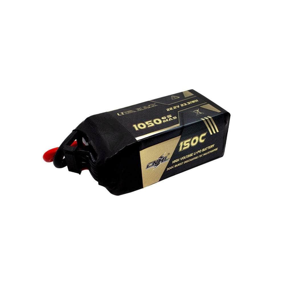 CNHL Ultra Black Series 22.2V 6S 1050mAh 150C LiPo Battery - XT60 at WREKD Co.