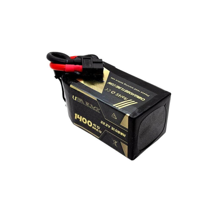 CNHL Ultra Black Series 22.2V 6S 1400mAh 150C LiPo Battery - XT60 at WREKD Co.