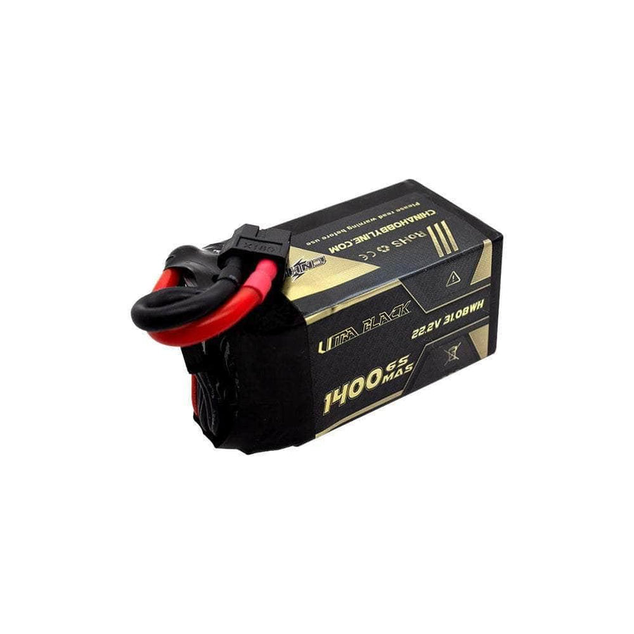 CNHL Ultra Black Series 22.2V 6S 1400mAh 150C LiPo Battery - XT60 at WREKD Co.