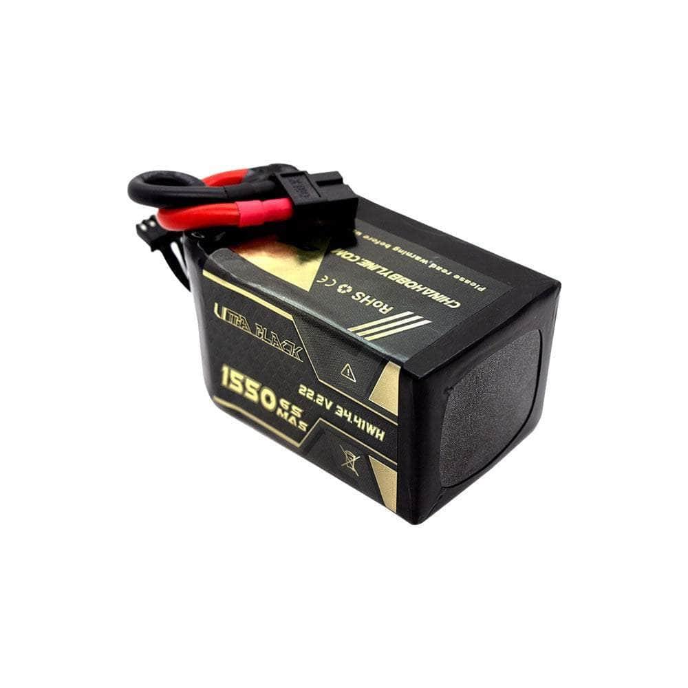 CNHL Ultra Black Series 22.2V 6S 1550mAh 150C LiPo Battery - XT60 at WREKD Co.