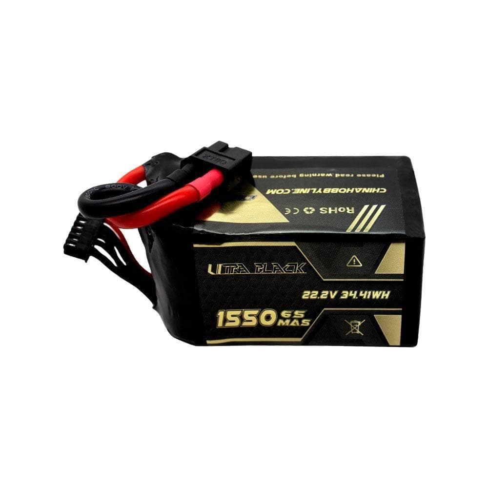 CNHL Ultra Black Series 22.2V 6S 1550mAh 150C LiPo Battery - XT60 at WREKD Co.