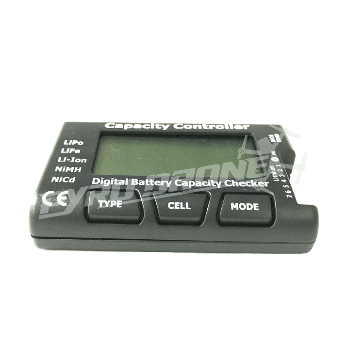 Digital Battery Capacity Checker for LiPo LiFe Li - ion NiMH Nicd - BLACK at WREKD Co.