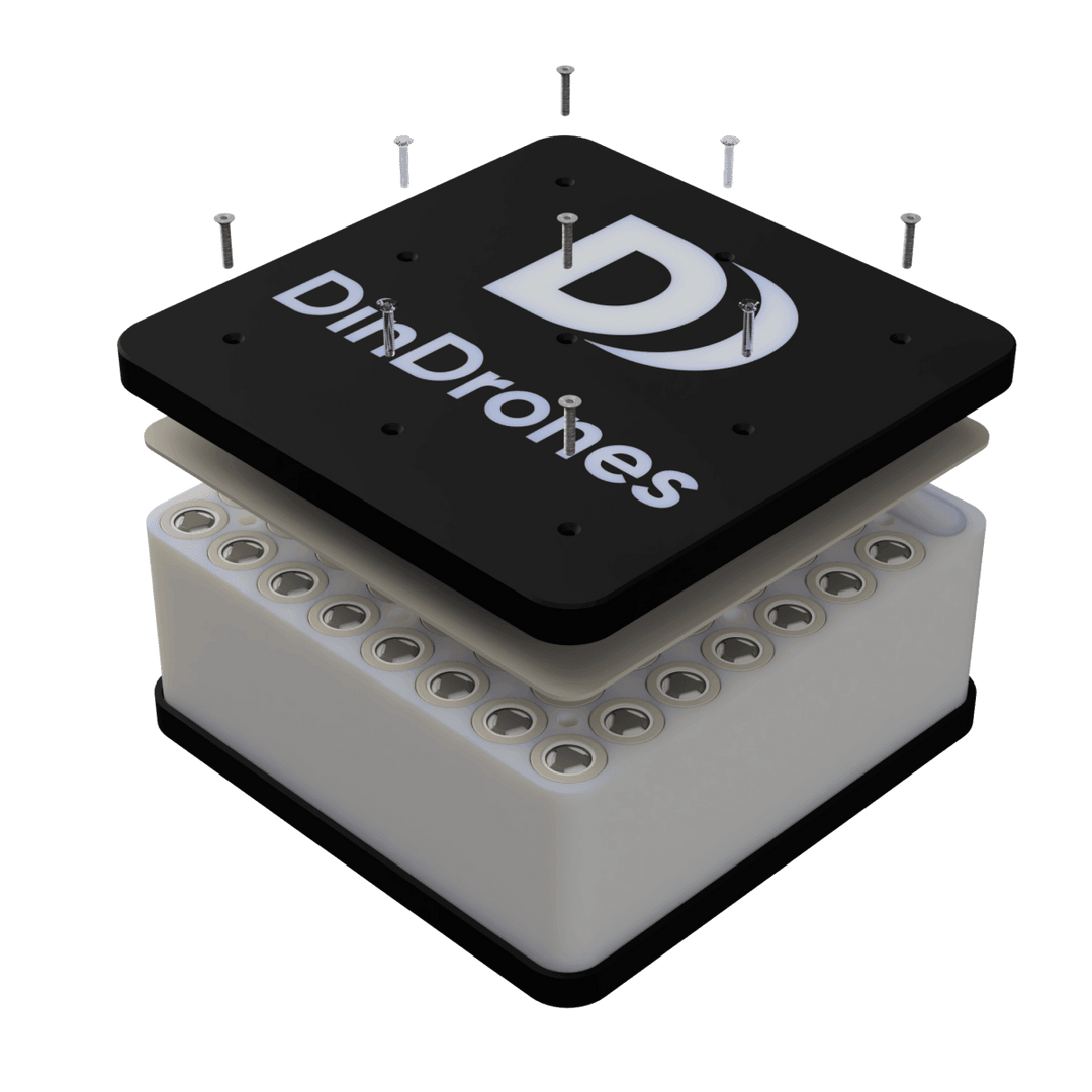 DinDrones Battery Box V2 at WREKD Co.