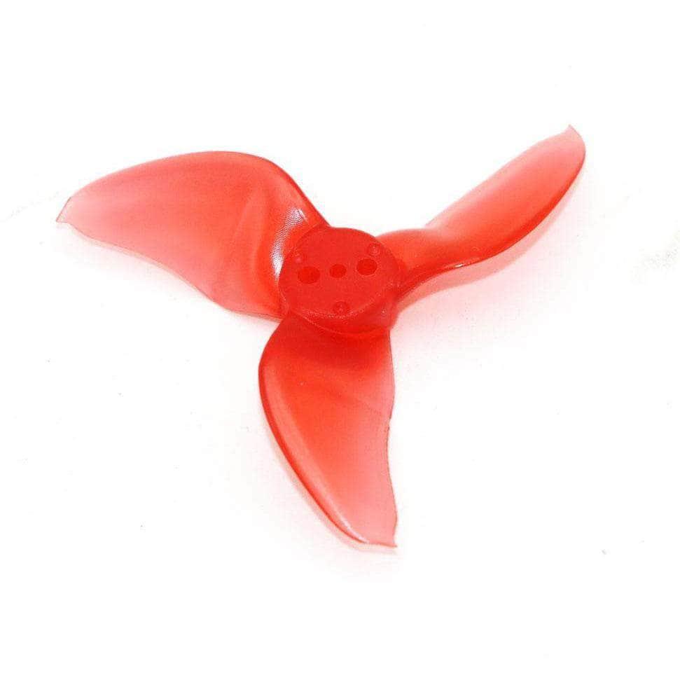 EMAX Avan Blur 2x1.9x3 Tri-Blade 2" Prop 4 Pack - Red at WREKD Co.