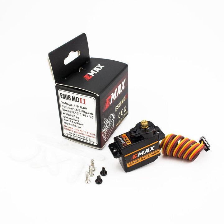 EMAX ES08MD II 12g Digital Metal Gear Servo at WREKD Co.