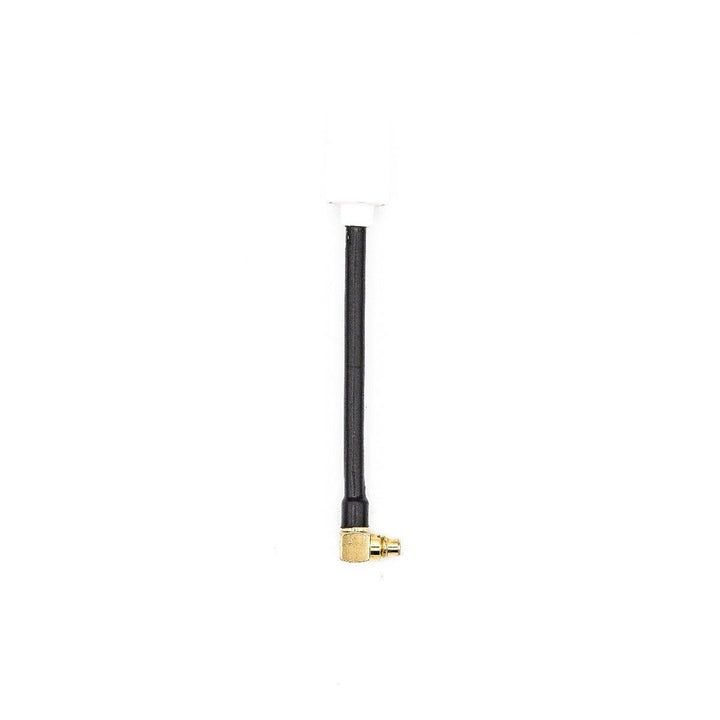 EMAX Nano 5.8G Antenna - LHCP (White) 50mm MMCX 90* Angle at WREKD Co.