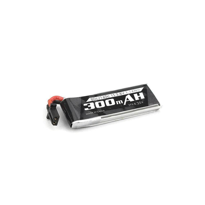 Emax Nanohawk 3.8V 1S 300mAh 60C LiHV Whoop/Micro Battery w/ Cabled GNB27 at WREKD Co.