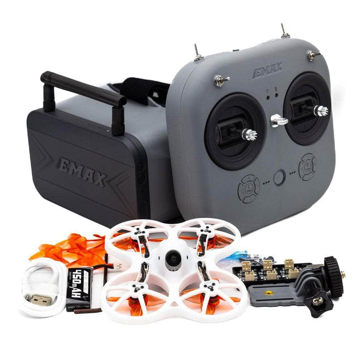 EMAX RTF EZ Pilot Pro Analog Kit w/ Goggles, Radio Transmitter and 75mm Whoop at WREKD Co.