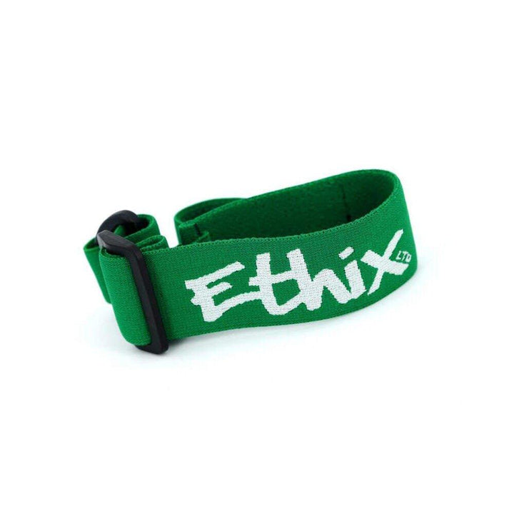 ETHiX FatShark Goggle Strap V3 White on Green at WREKD Co.