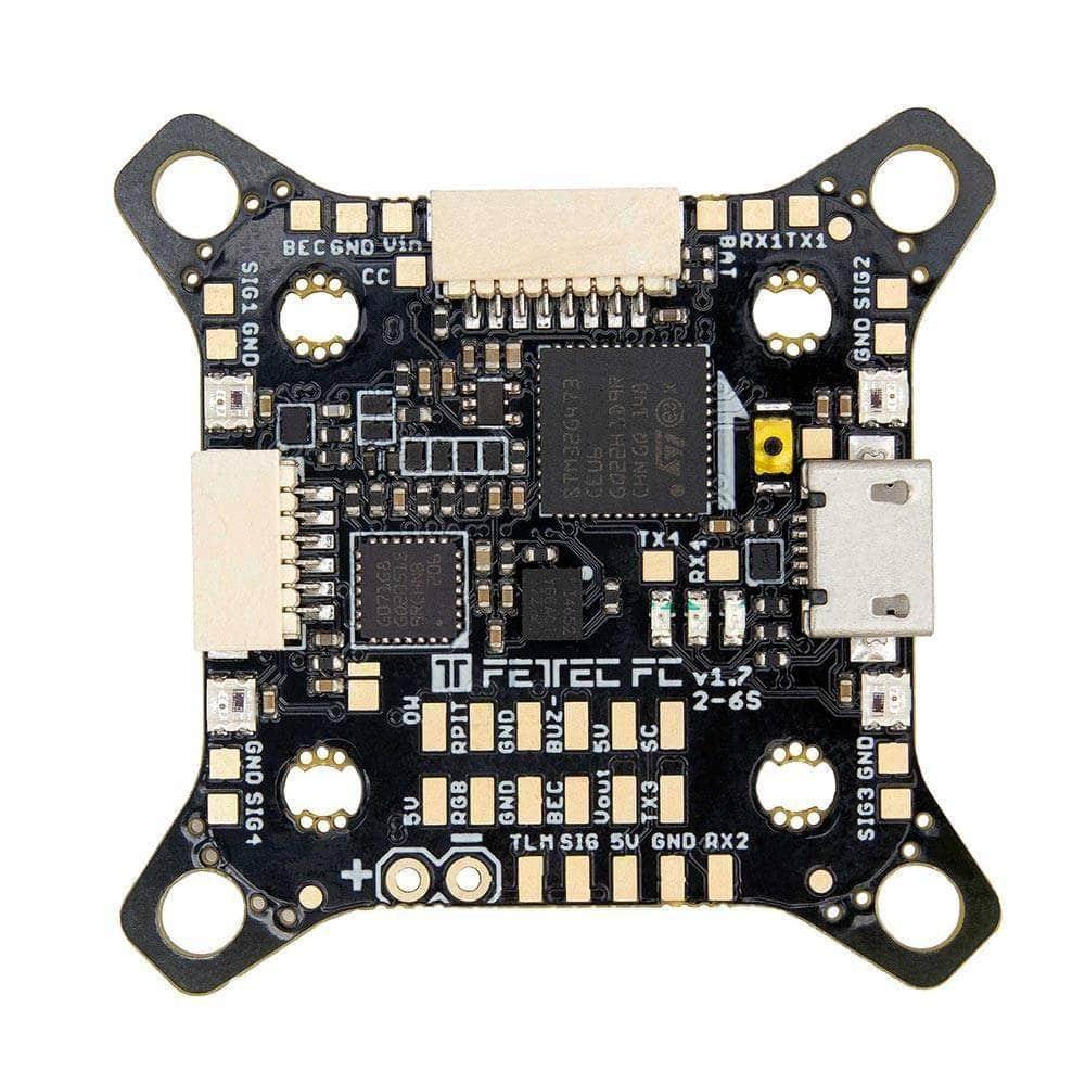 Fettec FC G4 V1.7 2-6S 30x30 / 20x20 Flight Controller at WREKD Co.