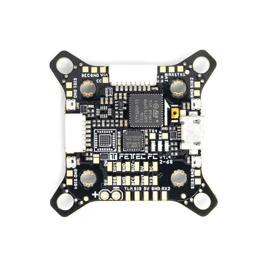 FETtec KISS G4-N V1.7 2-6S 30x30 / 20x20 Flight Controller at WREKD Co.