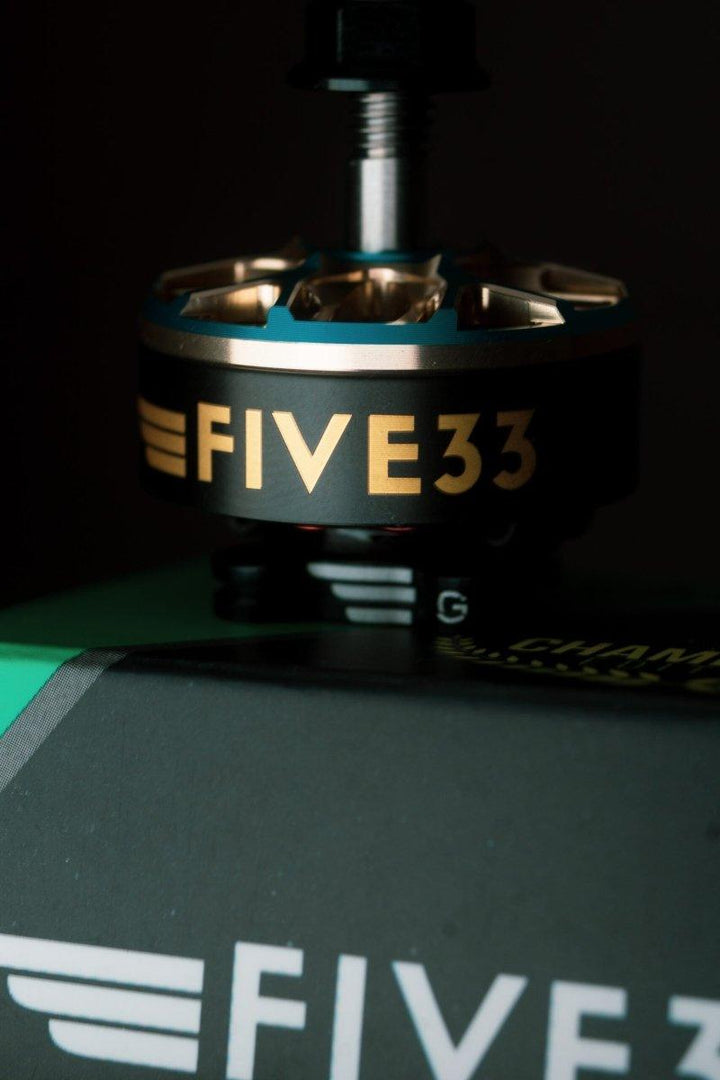 Five33 2207 "Champions Edition" 2070KV Brushless FPV Drone Motor - Choose Connection at WREKD Co.