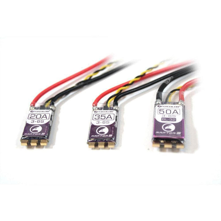 Flycolor Raptor5 32Bit 3-6S 25A or 35A Individual ESC - Choose Version at WREKD Co.